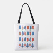 Tote Bag 4 juillet Popsicles 4 juillet fête de l'indépendan (Dos)