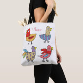 Tote Bag 4 Oiseaux amusants Thunder_Cove (De près)