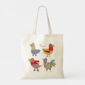 Tote Bag 4 Oiseaux amusants Thunder_Cove (Dos)