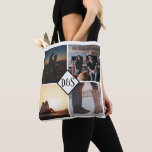 Tote Bag 4 Photo Collage personnalisé Monogramme<br><div class="desc">Faites votre propre collection personnalisée de 4 photos de Ricaso sac fourre-tout Monogrammé - disponible dans une gamme de couleurs</div>