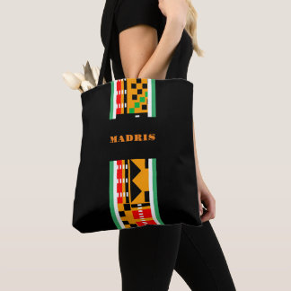 Tote Bag #4 Sacoche d'épaule personnalisée African Print