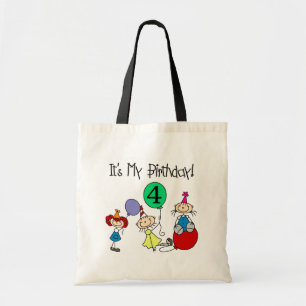 Tote Bag 4e Stick Kids Party Anniversaire Tshirts et cadeau