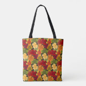 Tote Bag 4feuilles en couleurs d'automne (Dos)