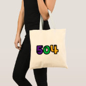 Tote Bag 504 New Orleans Mardi Gras (Devant (produit))