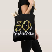Tote Bag 50 ans et fabuleux  (De près)