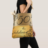 Tote Bag 50 ans et Fabuleux Élégant (De près)