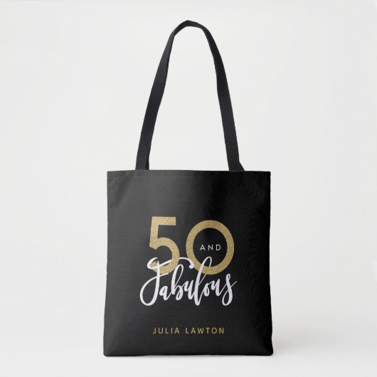 Tote Bag 50 et fabuleuse fête moderne et design (Devant)