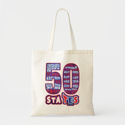 TOTE BAG 50 STATES UTILISE (Devant)