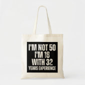 Tote Bag 50E Anniversaire Drôle (Devant)