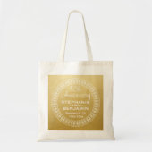 Tote Bag 50e anniversaire du Mariage Or personnalisé (Devant)