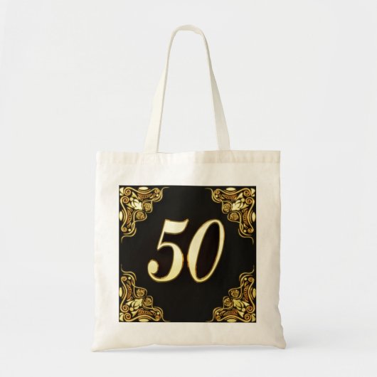 Tote Bag 50e anniversaire ou anniversaire Regal Gold et Noi (Devant)