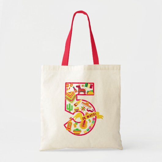 Tote Bag 5 De Mayo - Icônes mexicaines (Devant)