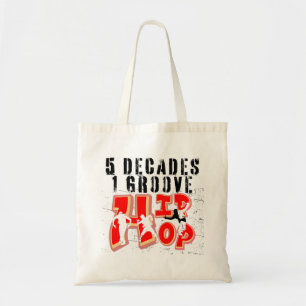 Tote Bag 5 Décades, 1 Groove, Hip hop.b