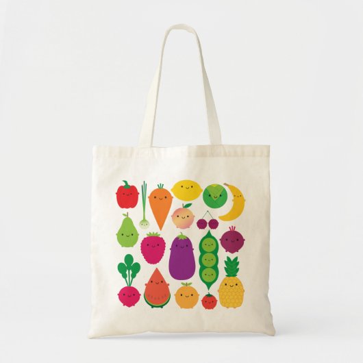 Tote Bag 5 des fruits et légumes de jour (Devant)