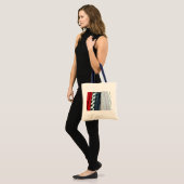 Tote Bag 5 tissus avec les motifs géométriques (Devant (modèle))
