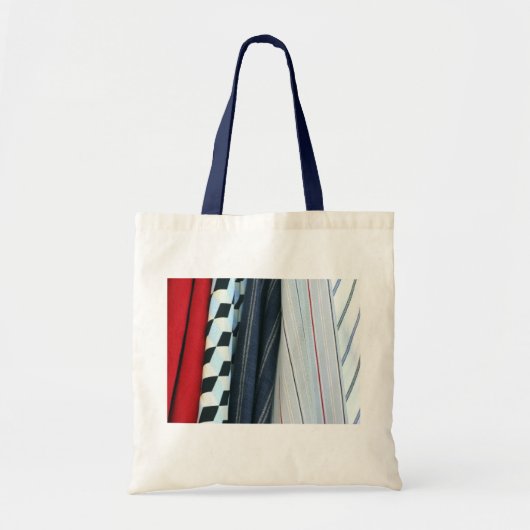 Tote Bag 5 tissus avec les motifs géométriques (Devant)