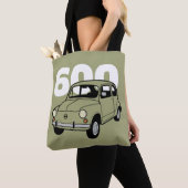 Tote Bag 600 v2 vert (De près)