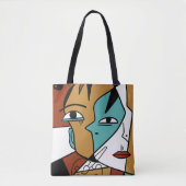 Tote Bag 60 Jours d'Art Défi Cubisme Abstrait Art (Devant)