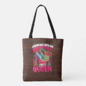 Tote Bag 60e anniversaire Comme une reine Joyeux 60 ans fem (Dos)