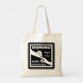 Tote Bag 60e anniversaire du mariage diamant traditionnel (Dos)