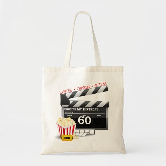 Tote Bag 60e anniversaire Movie Thème (Devant)