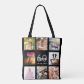 Tote Bag 60e anniversaire sur mesure photo collage femme no (Dos)