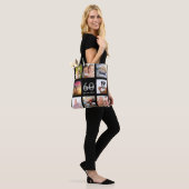 Tote Bag 60e anniversaire sur mesure photo collage femme no (Sur le modèle)