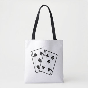Tote Bag 67 Cartes à jouer Meme Drôle Six Sept