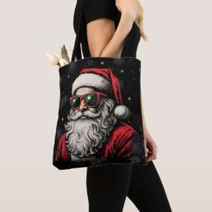 Tote Bag 67 Meme Drôle Santa Dit Six Sept Noël