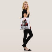 Tote Bag 67 Meme Drôle Santa Dit Six Sept Noël (Sur le modèle)