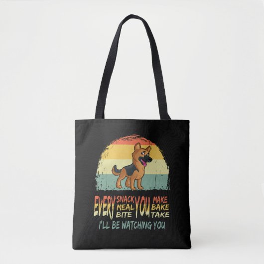 Tote Bag 6 Chaque Snack Que Tu Fais... Je te regarderai Vi (Devant)