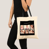 Tote Bag 6 sections Photo personnalisée Simple cadre noir é (Devant (produit))