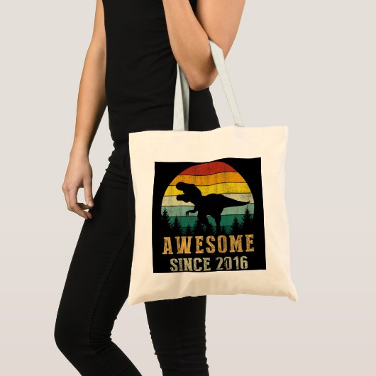 Tote Bag 6 Year Old Awesome Sinc (Devant (produit))