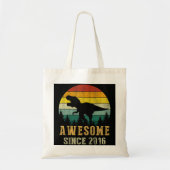 Tote Bag 6 Year Old Awesome Sinc (Devant)