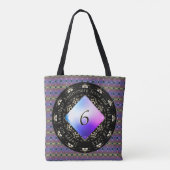 Tote Bag 6e anniversaire Mariage Coussin de ronde Amethyst (Dos)