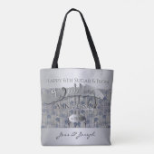 Tote Bag 6e anniversaire Mariage sucre et ferTote (Dos)