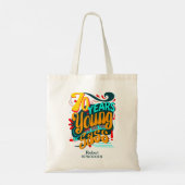 Tote Bag 70 ans Jeune encore plein de Sass, Seventieth Anni (Dos)