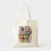 Tote Bag 70 En Frappe ! Écrasage Soit Déchiré, Rétro 70ème (Devant)