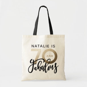 Tote Bag 70 et fabuleuse fête d'anniversaire