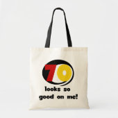 Tote Bag 70 T-shirts et cadeaux assez bons pour moi (Devant)