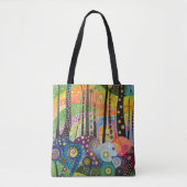 Tote Bag 70s 60s Psychedelic Hippy Retro Hip (Devant)