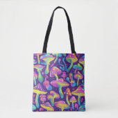 Tote Bag 70s 60s Psychedelic Hippy Retro Hip (Devant)