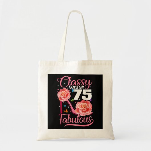 Tote Bag 75e Birthday (Devant)