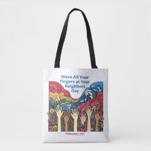 Tote Bag 7 févr. - Wave All Your Fingers/Neighbours