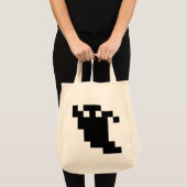 Tote Bag 8 Bit Pixel Fantôme Ombre (Devant (produit))