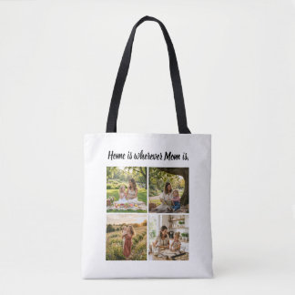 Tote Bag 8 Photo Double Face Cadeau d'anniversaire pour mam