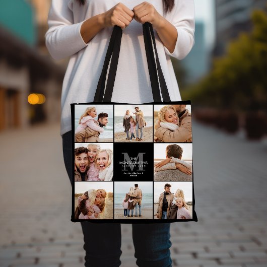 Tote Bag 8 Photo Famille Photo Collage Fourre-tout