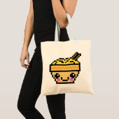 Tote Bag 8 Ramen de Kawaii de bit (Devant (produit))
