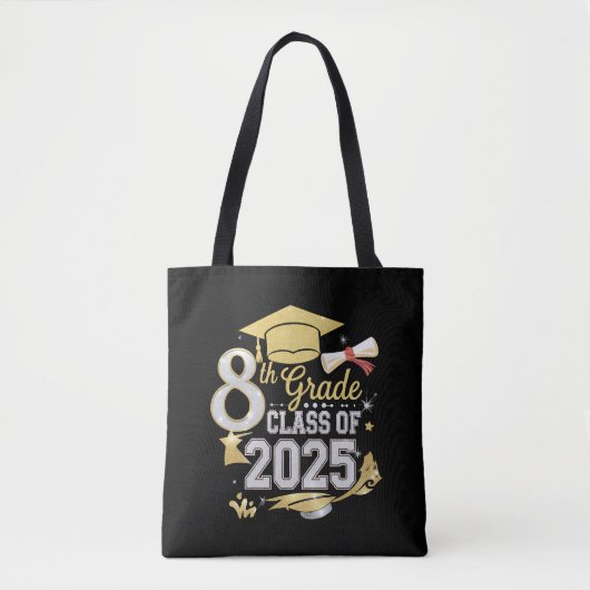 Tote Bag 8e Classe De 2025 Graduate Graduation (Devant)