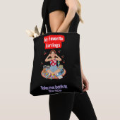 Tote Bag 90s Nostalgia girl  (De près)